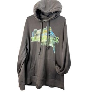 Margaritaville Jimmy Buffett Parrot Graphic Hoodie Mens XXL Pullover‎ Sweatshirt